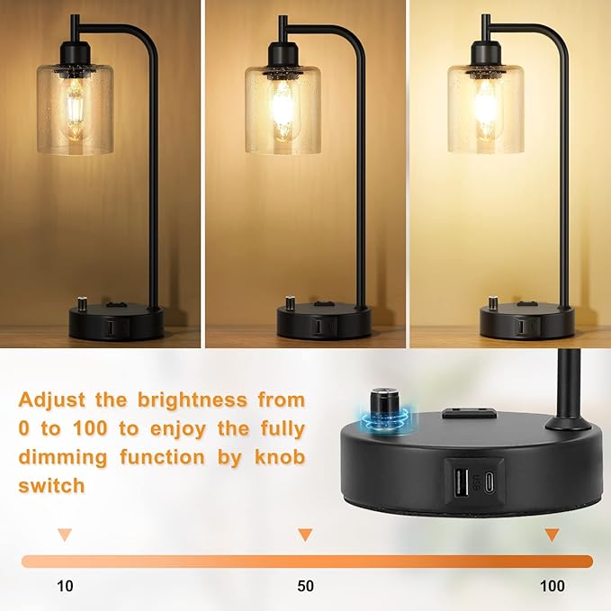 LumiForge™ Bedside Lamp