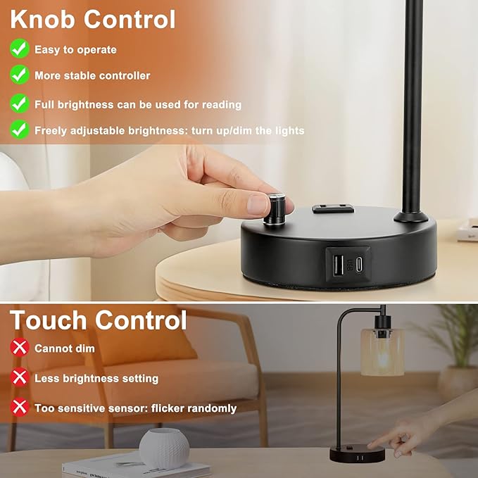 LumiForge™ Bedside Lamp